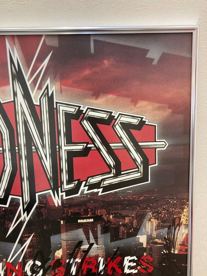 LOUDNESS LightningStrikes サイン 告知ポスター B2