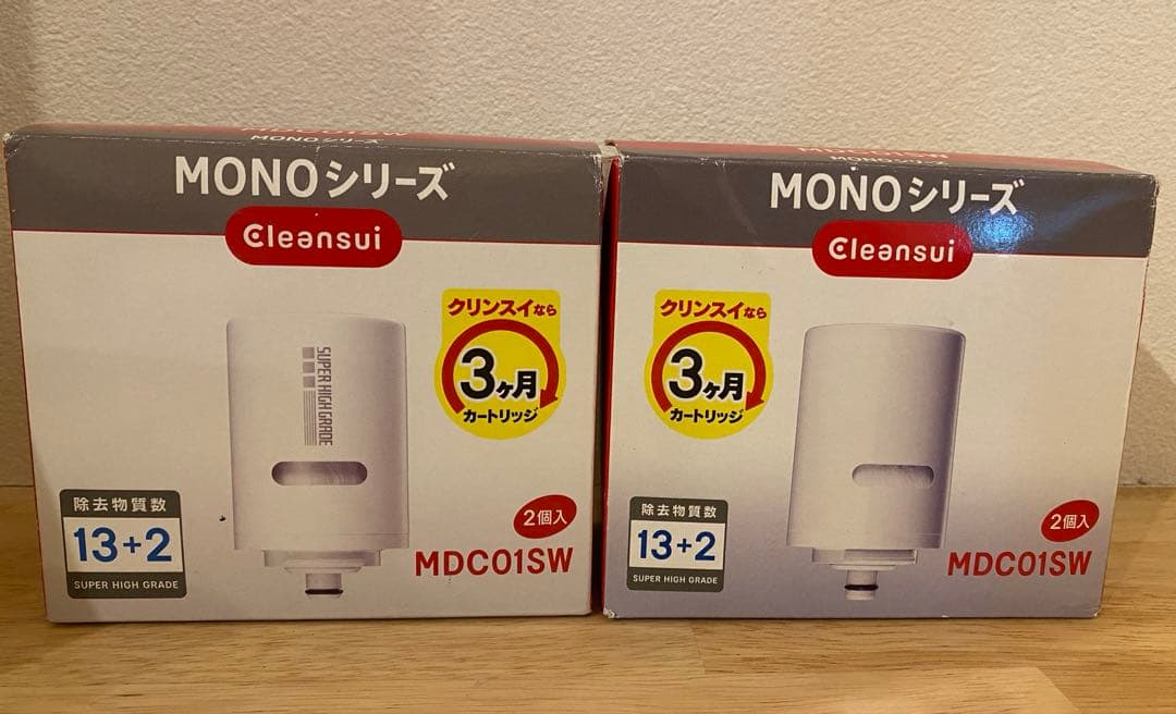 Cleansui MONOシリーズ MDC01SW 浄水器カートリッジ 3個
