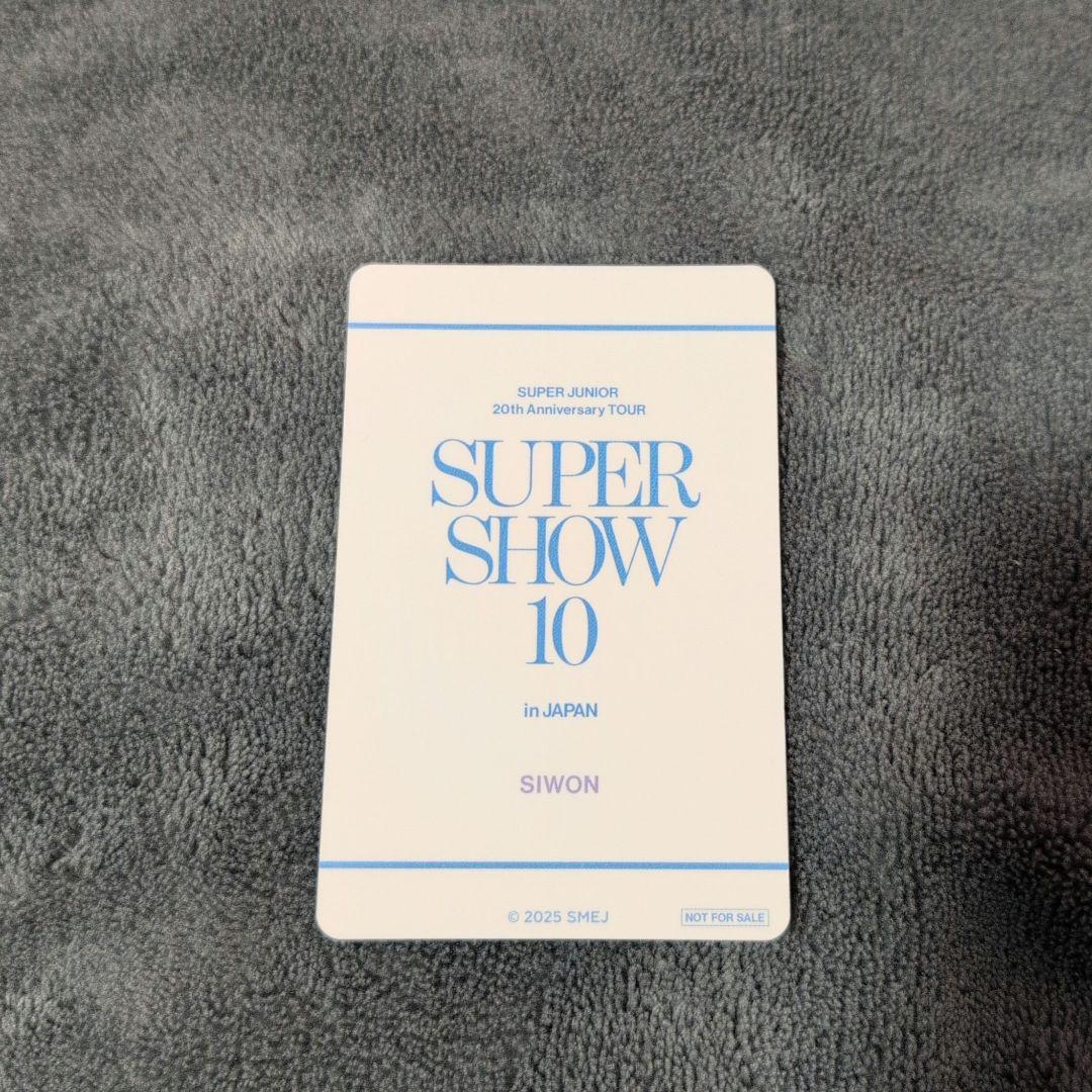 スパショ10 シウォン うちわケース EC特典トレカ付き セット