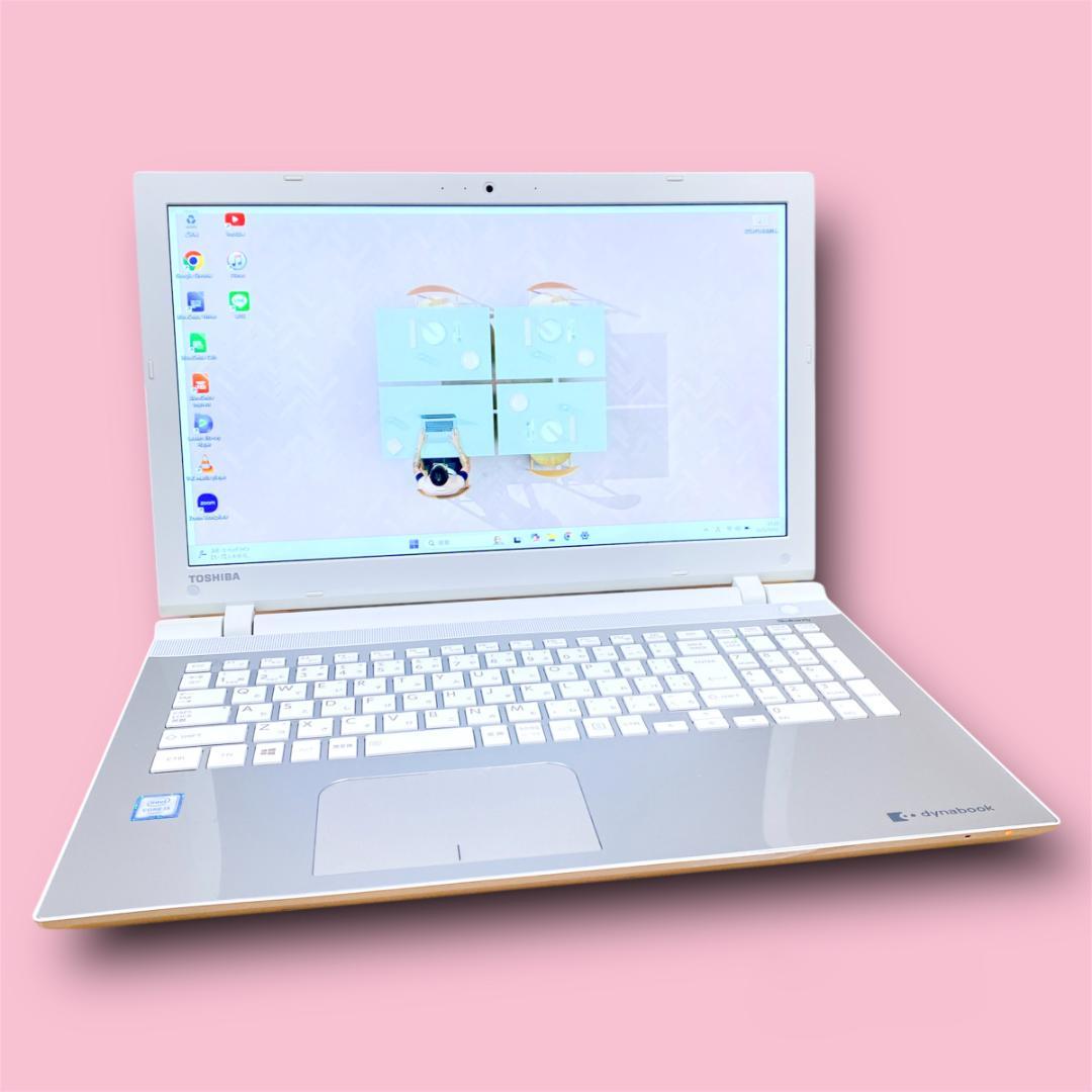 美品✨東芝ノートパソコン 新品SSD 第6世代i3 メモリ8 win11 カメラ