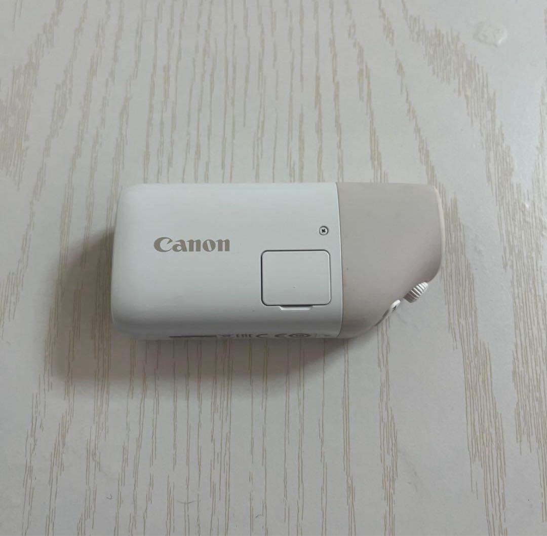 【美品】Canon POWERSHOT ZOOM ホワイト ビデオカメラ