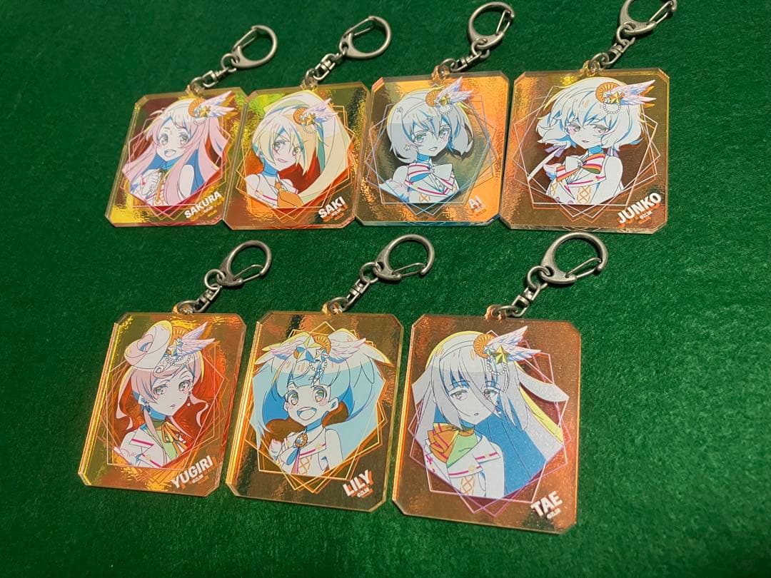 ゾンビランドサガ　アクリルキーホルダーコンプリートセット