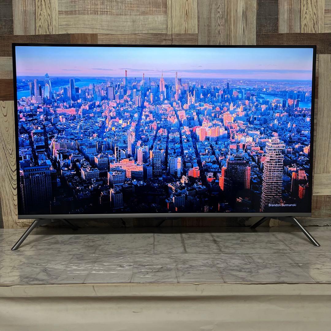 オコジョさん戦用❣️3年前購入ジョワイユ43V型フレームレス4Kチューナ内蔵テレビ