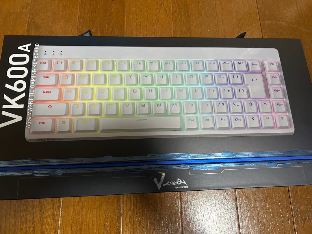 VK600A 65%ホワイトキーボード 本体