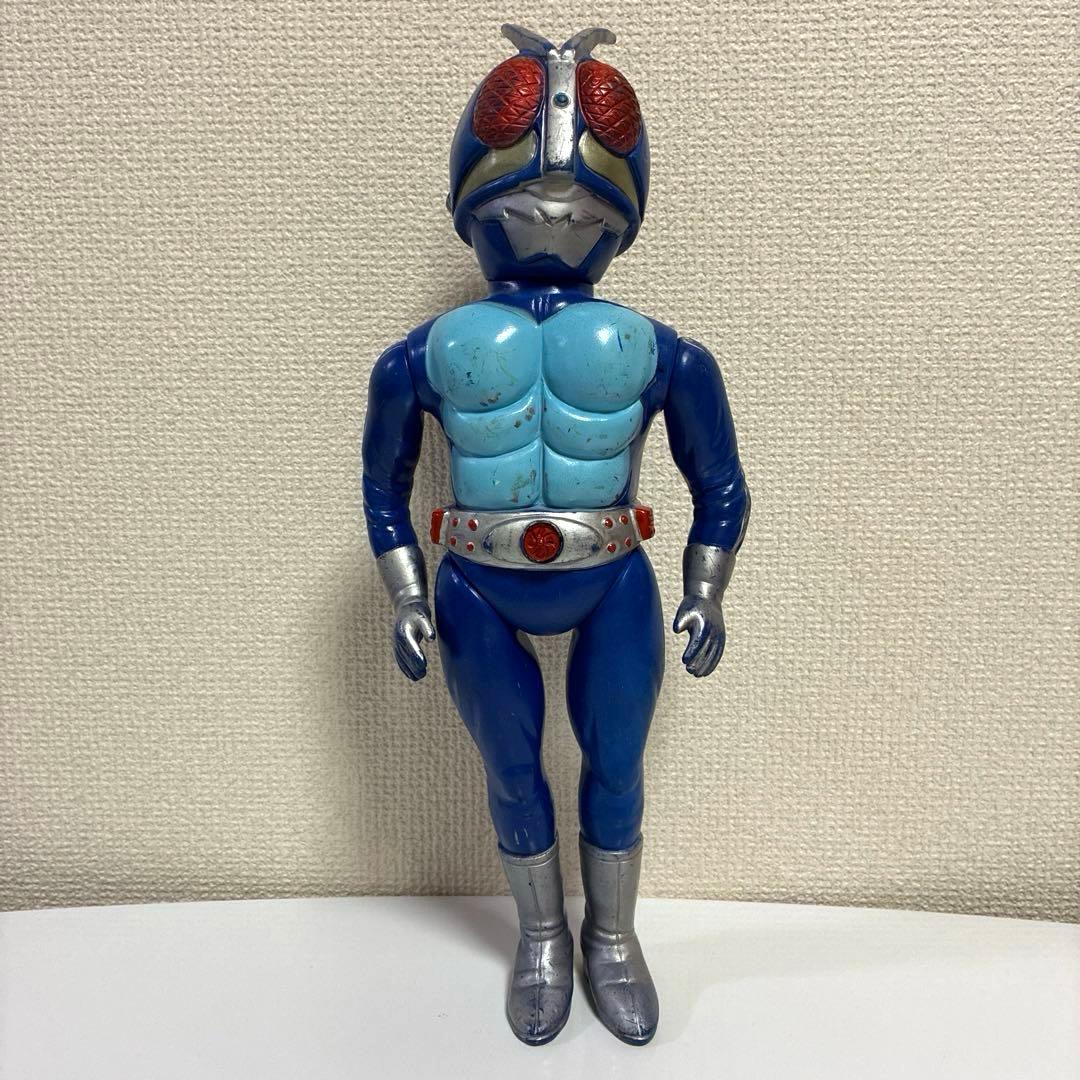 増田屋 トーキング仮面ライダー ソフビ 当時物 [紐なし] 全高約37.5cm