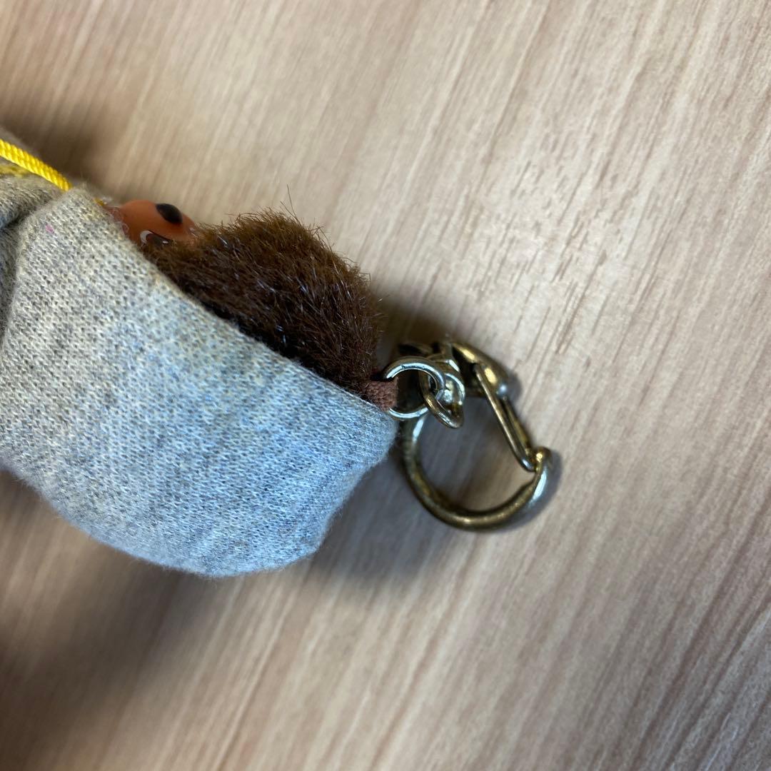 昭和レトロ モンチッチ キーホルダー セキグチ 当時物 パーカー付