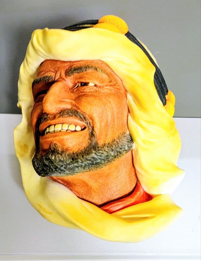 めちゃめちゃリアル壁掛け★ボッソンズヘッド アラブ系★タグ付き・bossons