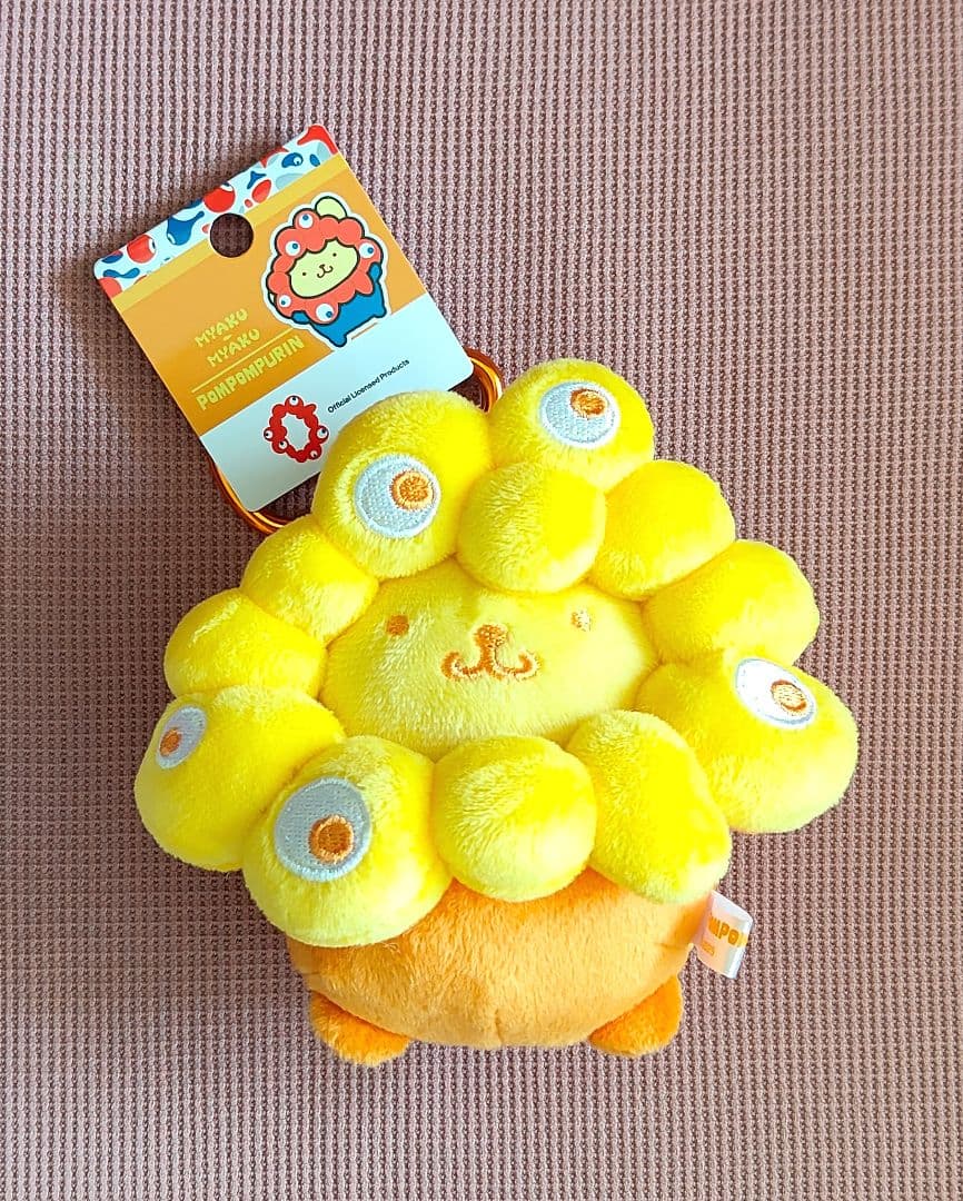 ポムポムプリン BC サンリオ ミャクミャク ぬいぐるみ カラビナ