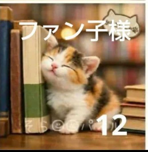 ご確認用　ファン子　ハンカチ　ねこちゃん柄　2/16