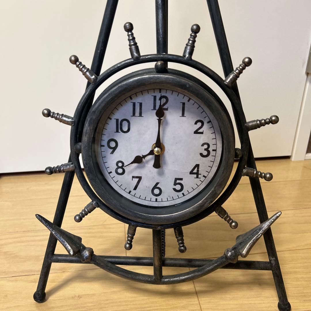 アンティーク　イカリ　置き型時計