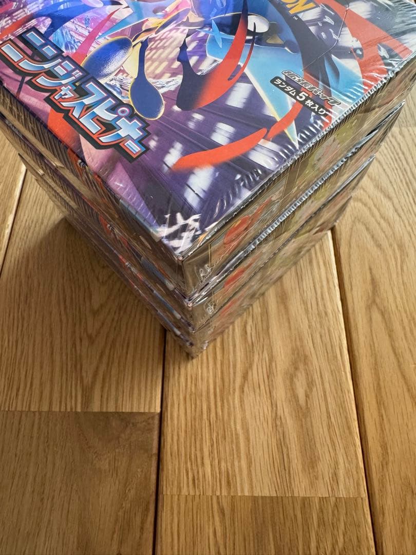 ポケモンカードゲーム ニンジャスピナー 4BOX新品未開封シュリンク付