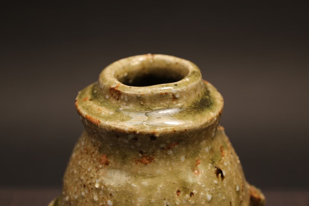 【即購入可】伊賀焼花瓶２点まとめて／花器・生／華・煎・茶・道／工芸／骨董／古美術