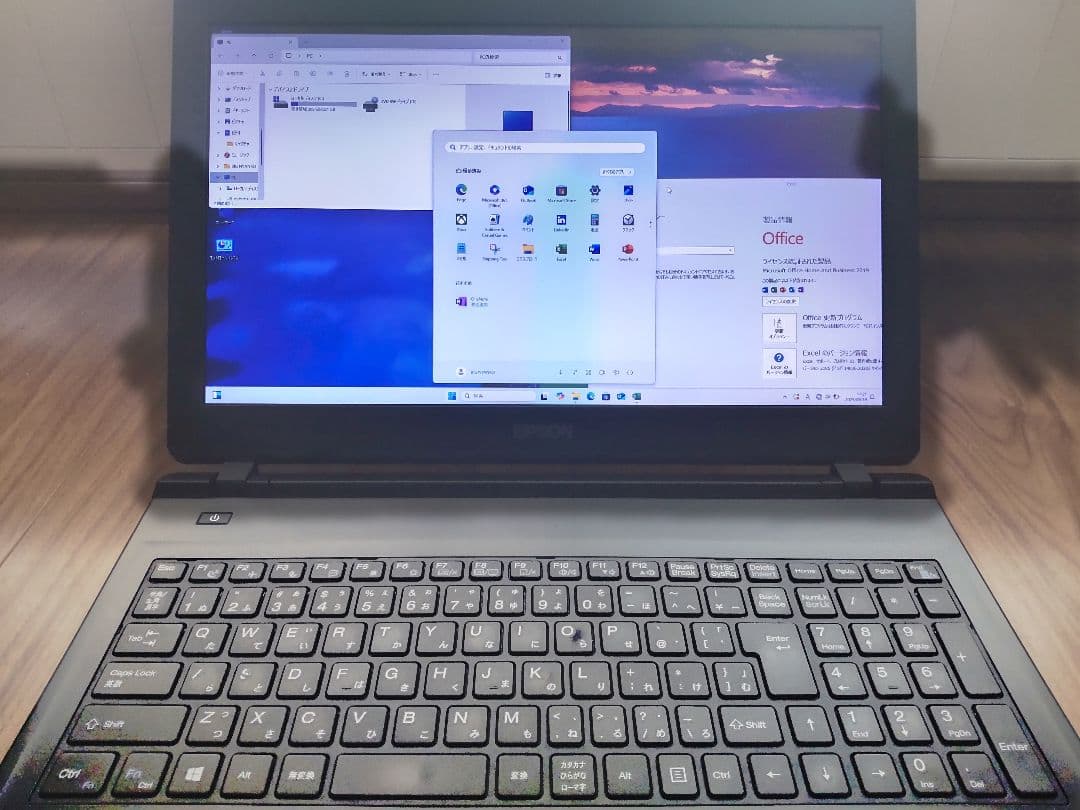 Windows11 エプソン フルHD i5 メモリ8GB Office付き