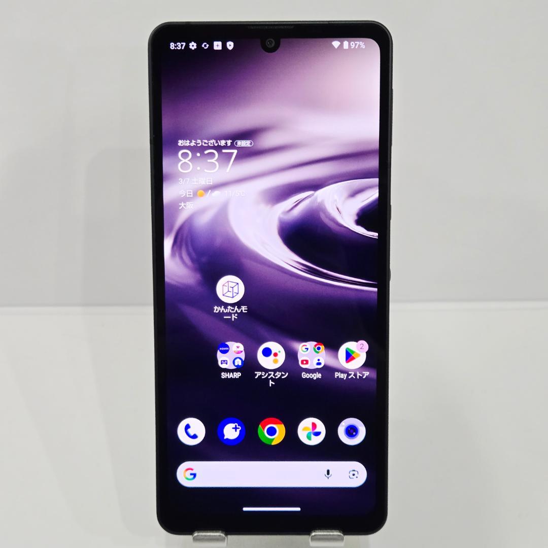 03 AQUOS sense6 ブラック SIMフリー 美品