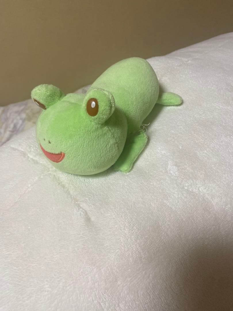 【限定品】しろたん 巨大ぬいぐるみ（約1.2m）カエル付き　完売につき入手困難