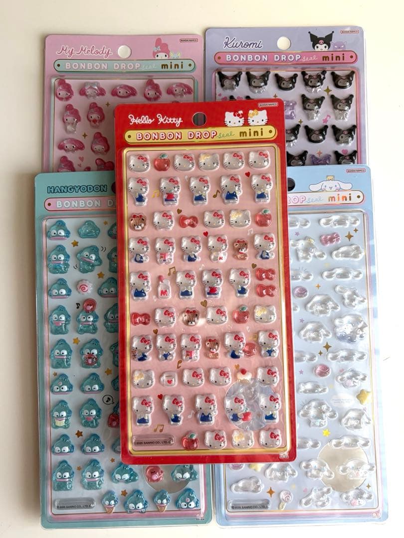 正規品】ボンボンドロップシール　ミニ　サンリオ　セット