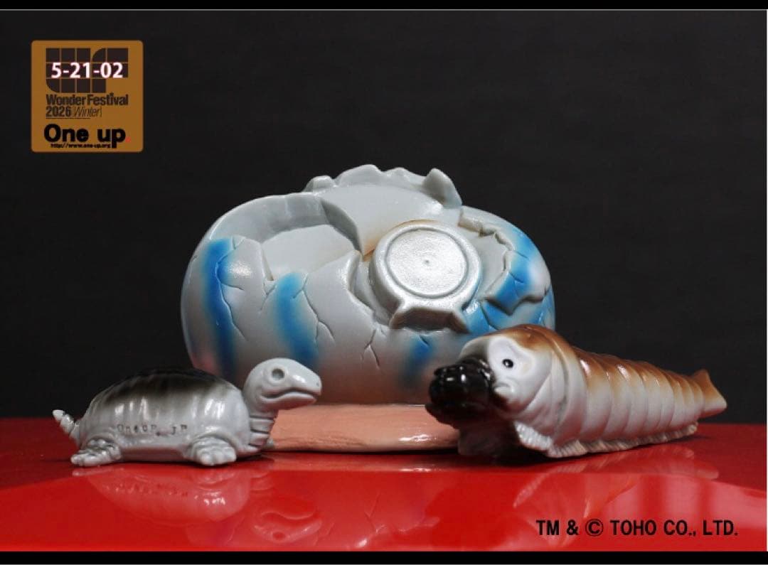 ワンフェス2026 ONE UP. モスラの卵 デフォルメアレンジソフビセット