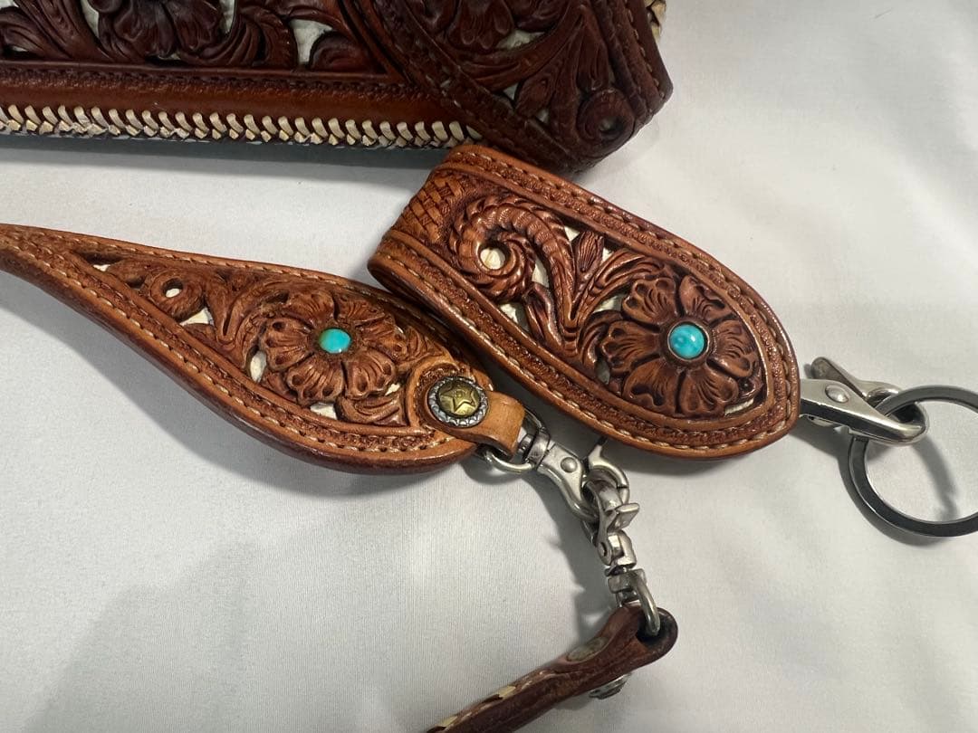 30万円以上 Kc's モンタナ　アルチザン　ライダースウォレットセット