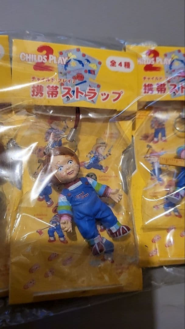 CHILD'S PLAY チャッキー ストラップフィギュア 4種セット