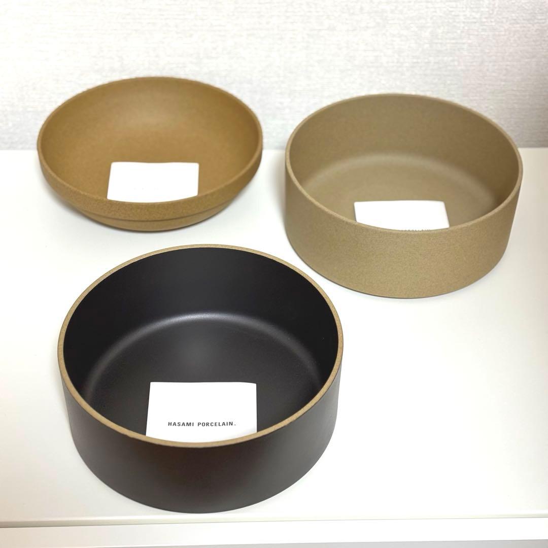 【新品未使用】HASAMI PORCELAIN ボウルトール・ボウルラウンド3個