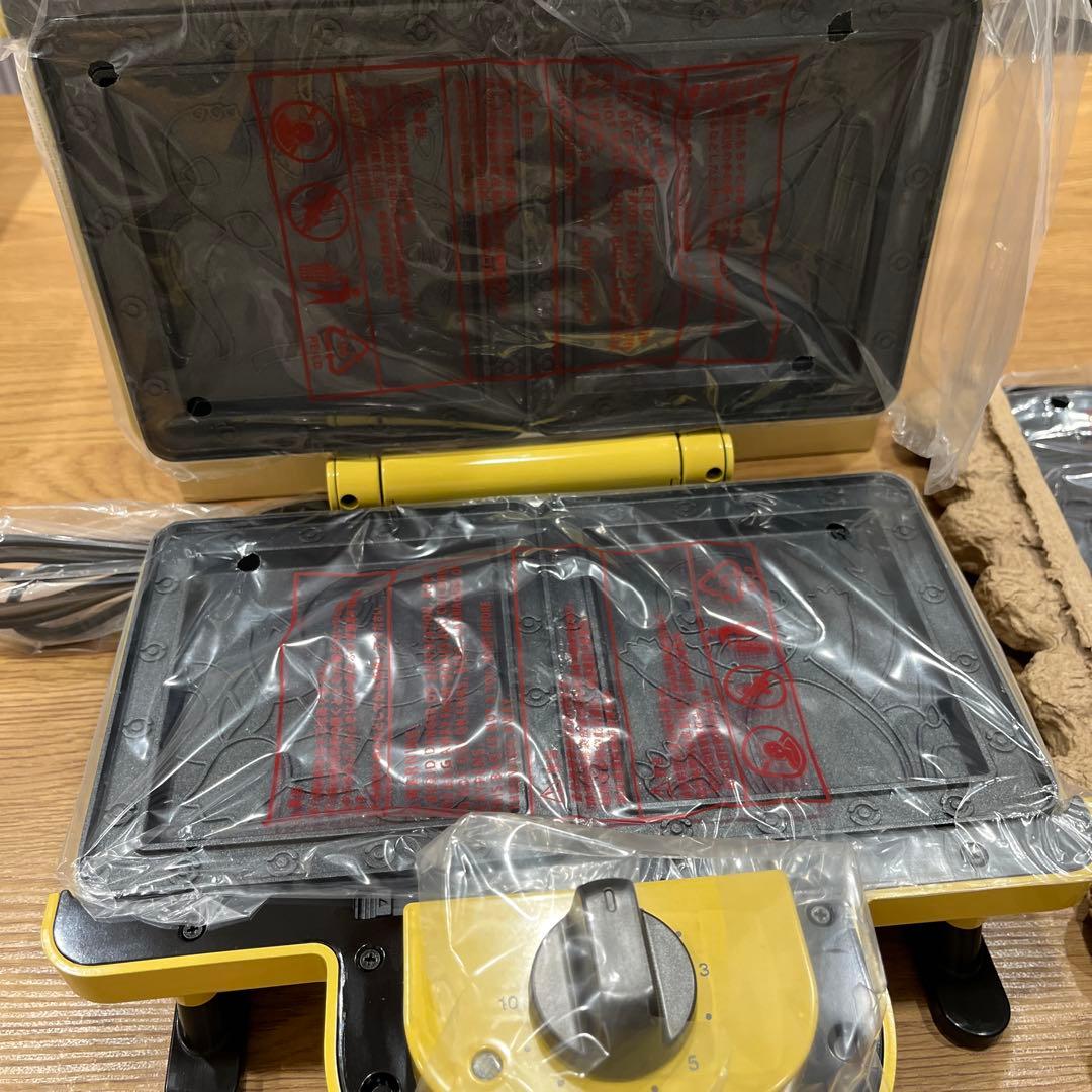 BRUNO ポケモン ホットサンドメーカー ダブル イエロー